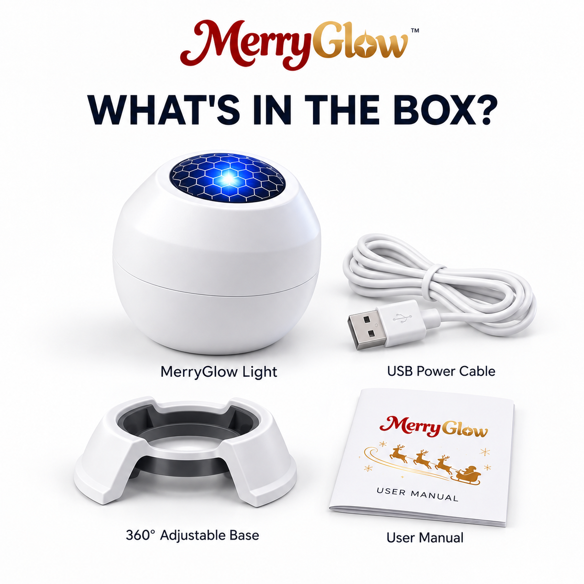 MerryGlow Christmas Projector